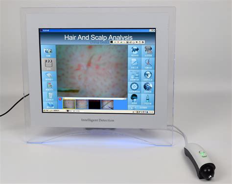 JHOT三光谱AI智能头皮测试仪毛囊毛发检测仪养发馆美容院头发分析-阿里巴巴
