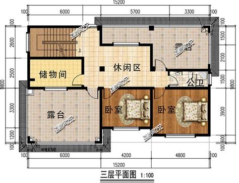 2019新中式风格漂亮大方三层复式独栋别墅设计图纸11mX11.8m - 我爱建房网