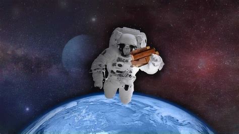 科普一下：宇航员在太空中吃饭的方法！