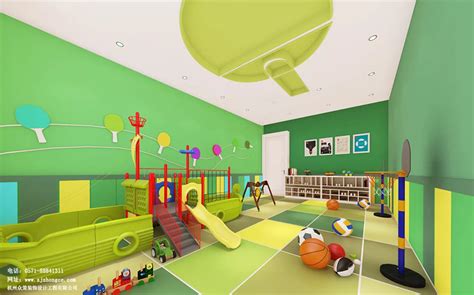 早教中心里的亲子教室设计装修图_keepdream-站酷ZCOOL
