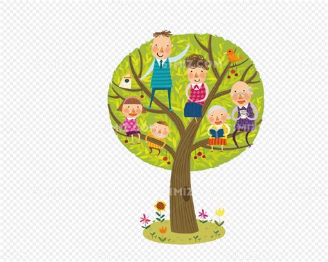 家庭成员树图片素材免费下载 - 觅知网