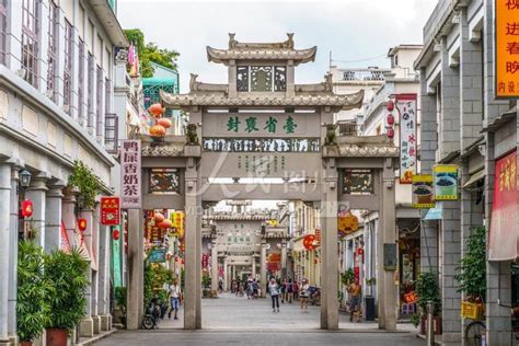 广东潮州：潮州古城牌坊街（资料图）-人民图片网