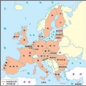 北约成员国地图图片