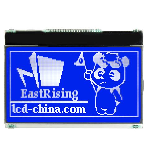 超薄2.8寸LCD12864液晶屏/128x64图形点阵COG液晶模块/蓝底白字-阿里巴巴