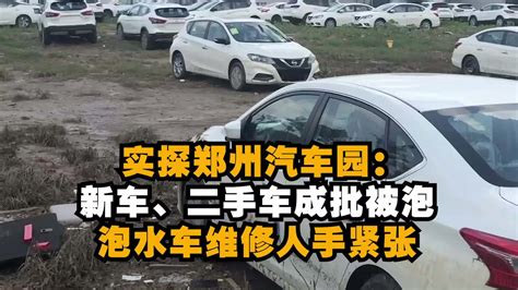 实探郑州汽车园：新车、二手车成批被泡，泡水车维修人手紧张_手机新浪网
