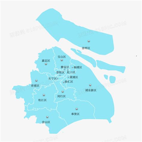 上海市矢量地图免抠元素图片免费下载_PNG素材_编号1pki24mmq_图精灵