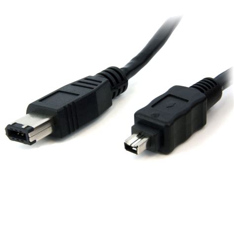 IEEE-1394 FireWire/iLink DV 4 Pin Male To Male Cable - 15Feet Clear