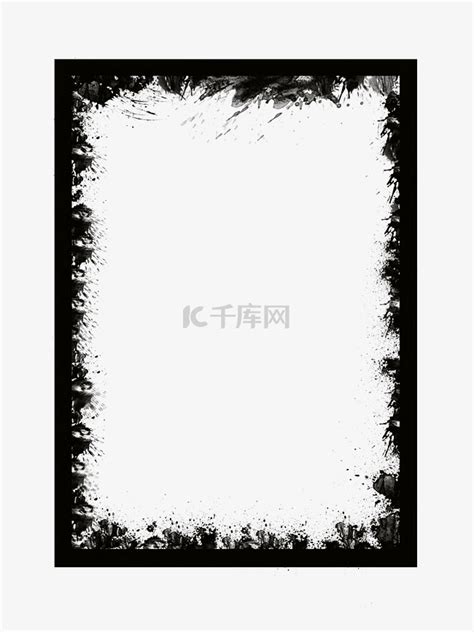 五黑框图片