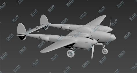 P-38“闪电”式战斗机是二战时期由美国洛克希德公司生产的一款双引擎
