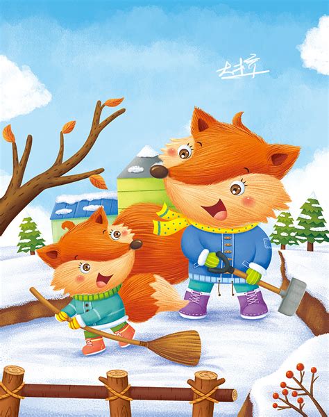 绘本狐狸|Illustration|kids illustration|插画师小娴_Original作品-站酷ZCOOL