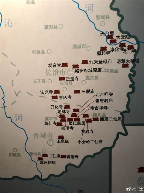 山西古建筑地图图片