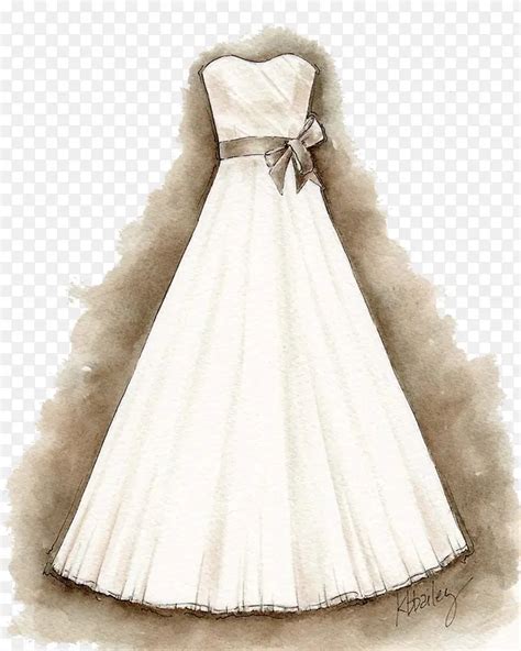 手绘白色婚纱PNG图片素材下载_图片编号yjegprna-免抠素材网