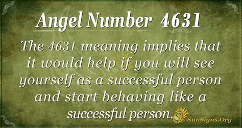 Angel Number 4631 Meaning: Embrace Change - SunSigns.Org
