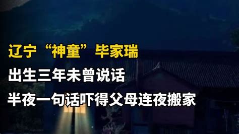 辽宁“神童”毕家瑞，半夜开口吓坏父母，竟发现拥有“特异功能”_腾讯视频
