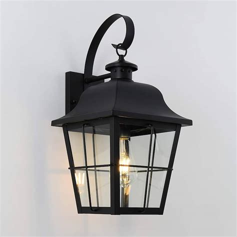 Artika Jatoba Outdoor Sconce Light Fixture, Black - Bed Bath & Beyond ...