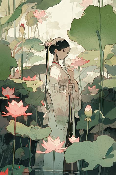 古风莲花女生头像图片大全