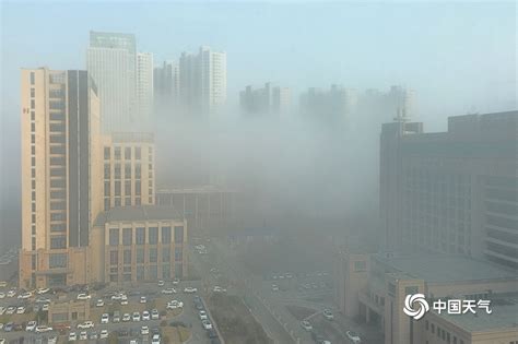 雾气弥漫 我国多地出现大雾天气城市如披纱-图片频道