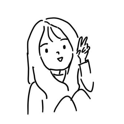 简笔画头像温柔女生