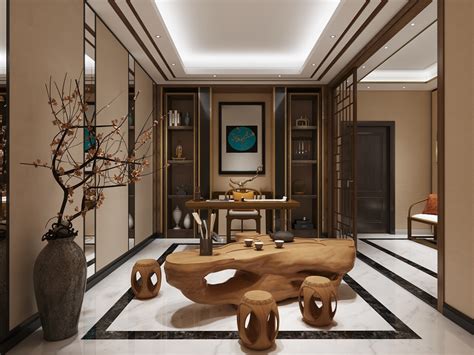茶室|空间|室内设计|柚子Ljf - 原创作品 - 站酷 (ZCOOL)