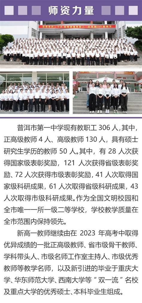 2023高中部招生简章 - 招生 - 普洱市第一中学
