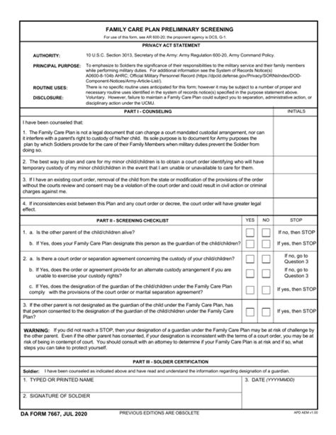 DA Form 7667 - Fill Out, Sign Online and Download Fillable PDF ...