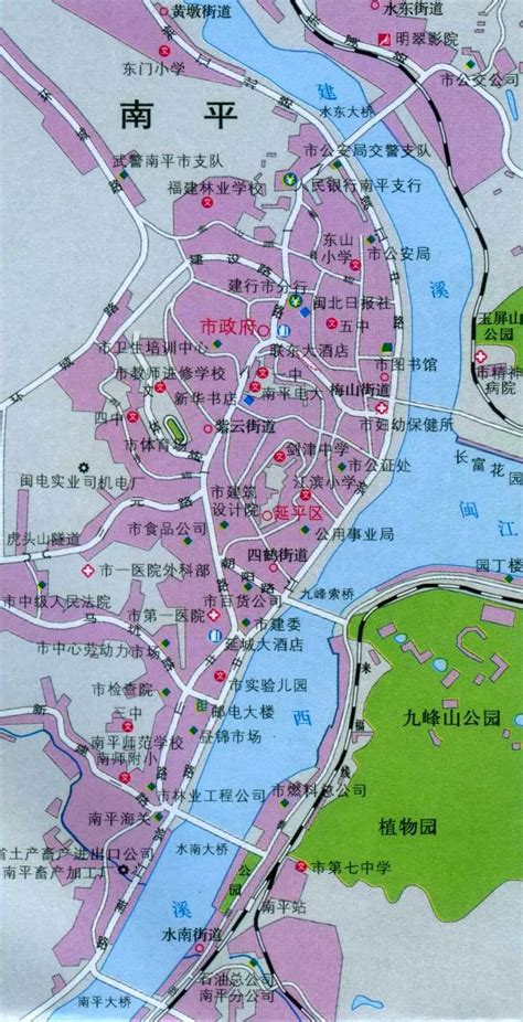 南平市区地图 - 中国地图全图 - 地理教师网