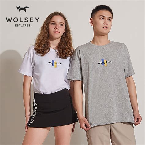 Wolsey男女同款圆领纯棉短袖T恤 - 惠券直播 - 一起惠返利网_178hui.com