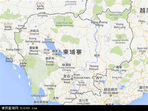 柬埔寨地图中文版图片
