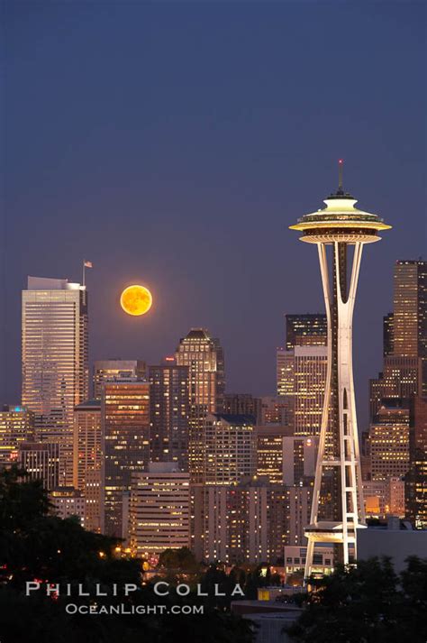 Space Needle and City Skyline, Seattle, Washington, #13664