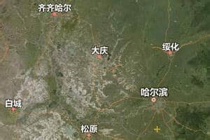 黑龙江地形图图片