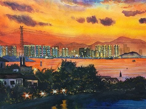 鼓浪屿手绘景点图片