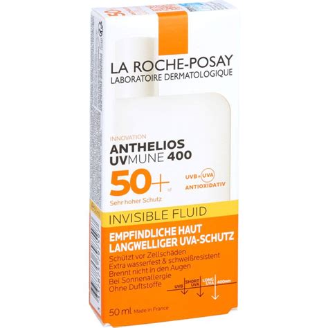 ROCHE-POSAY Anthelios Inv.Fluid UVMune 400 LSF 50+ 50 ml - Roche Posay ...
