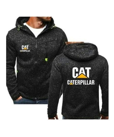no brand（ノーブランド）の「CAT キャット キャタピラー ロゴ パーカー カーグッズ ジップアップ 春 秋（パーカー）」 - WEAR