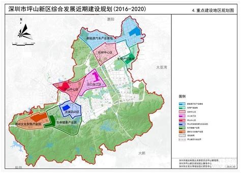 深圳坪山中心区城市设计竞标第一名-规划设计资料