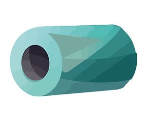 Roll plastic packing Royalty Free Vector Image