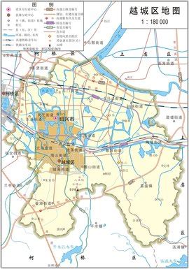 绍兴全市及下属县市区地图 - 越律网