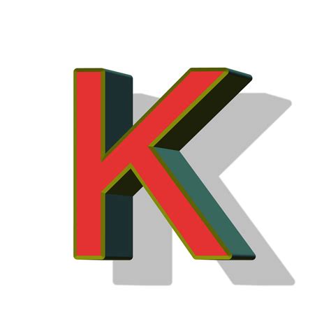 Blue, k, letter, alpabet, letters icon - Free download