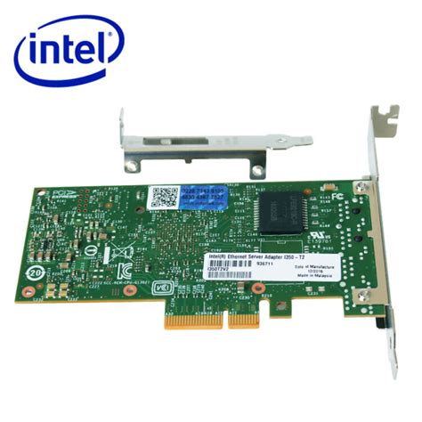 英特尔（Intel） 千兆网卡 I350-T2V2BLK服务器适配器PCI-E i350双口网卡【图片 价格 品牌 评论】-京东
