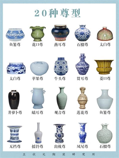 瓷器花瓶的形状与名称,各种瓷瓶的名称及图片,优雅的花瓶名字(第10页)_大山谷图库