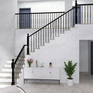 奇步楼梯轻奢铝镁楼梯立柱扶手家用室内阁楼栏杆立柱-阿里巴巴