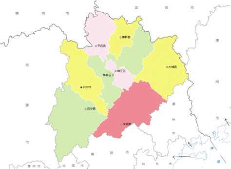 2023年梅州各区GDP经济排名,梅州各区排名