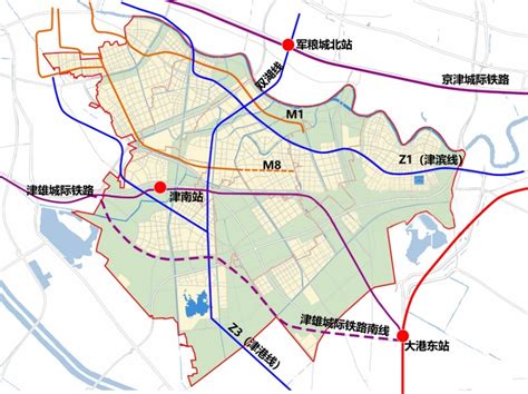 天津津南区地铁规划,津南区地铁规划图,天津地铁规划_大山谷图库