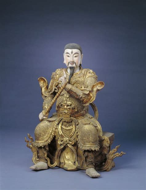 铜鎏金普化天尊像 - 故宫博物院