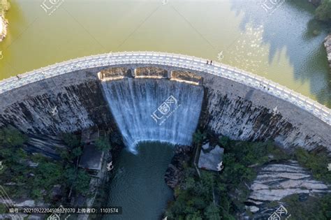 航拍济南黄巢水库,湖泊池塘,自然风景,摄影素材,汇图网www.huitu.com