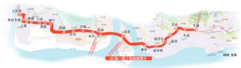 台州市域铁路S2线一期线路图公示 22个暂定站点公布-台州频道