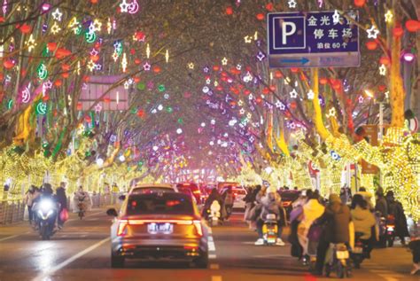 天长路亮化提升项目“亮灯”_滁州市人民政府