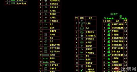灯具图例符号大全图片