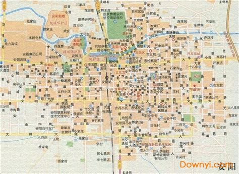 安阳旅游交通地图高清版下载-安阳旅游交通地图下载-当易网