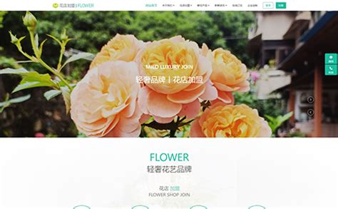 花店网站设计模板，鲜花html网页设计-17素材网
