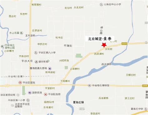 北京平谷区行政区划图 - 地图迷